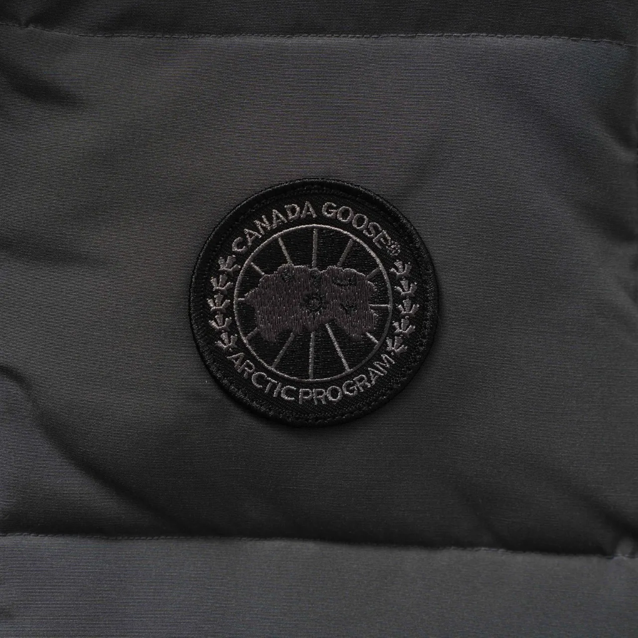 P340 CANADA GOOSE丨Canada Goose Slant Pocket Stand Collar Down Vest Color: Graphite Black Label Size: XS-XXL